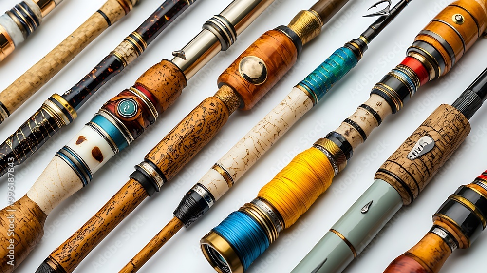 Custom Crafted Fishing Rods with Unique Designs and Finishes Custom Crafted Fishing Rods with Unique Designs and Finishes