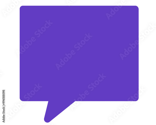 Purple speech bubble icon, blue speech bubble, purple icon, icon, speec bubble, bubble text, purple bubble text, for your design, for your precentation, bubble text on white, bubble speech png photo