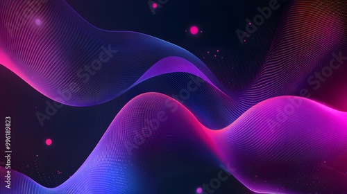 Smooth gradient background with layered tech elements creating intricate depth