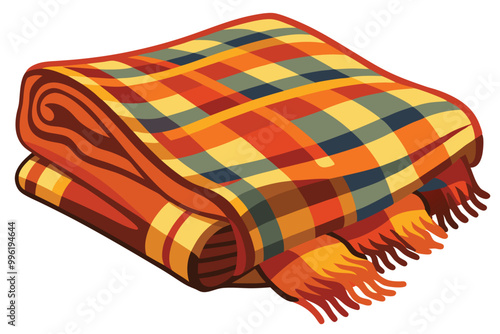 Blanket vector illustration