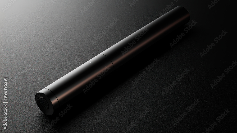 Laser Pointer On Smooth Black Surface For Presentations Laser Pointer On Smooth Black Surface For Presentations