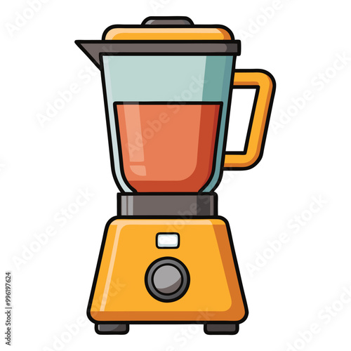 Blender vector illustration isolated on a white background