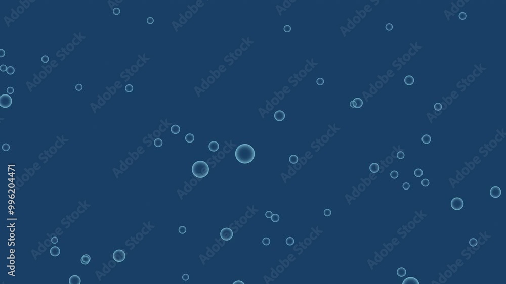 Animation of bubbles rising up on.
Slow motion of bubbles texture on blue background background Animation of bubbles rising up on.
Slow motion of bubbles texture on blue background background