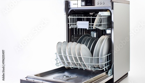 dishwasher white background 