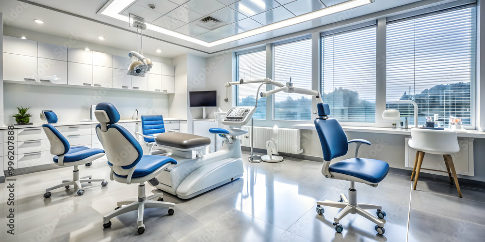 Interior of a modern dentist office with brand new dentist chairs , dentist, office, modern, interior, chairs, dental Interior of a modern dentist office with brand new dentist chairs , dentist, office, modern, interior, chairs, dental