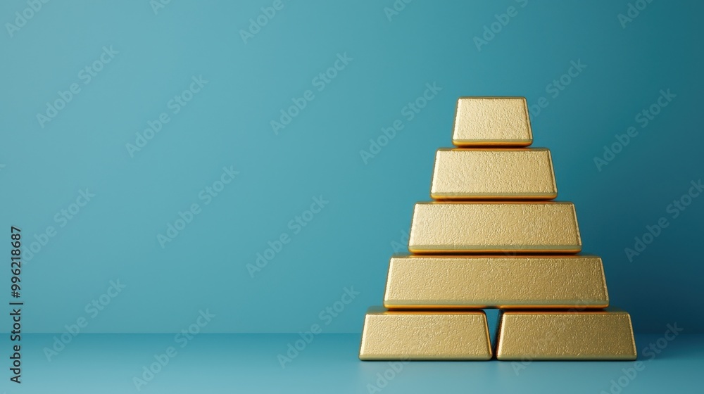 staircase with gold bars staircase with gold bars