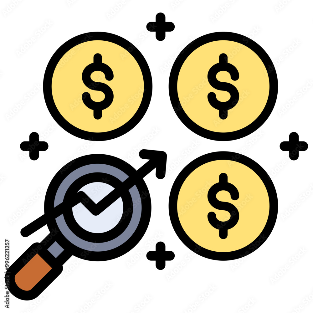 Cost Benevit Analysis Icon Cost Benevit Analysis Icon