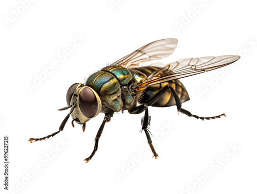 a close up of a fly