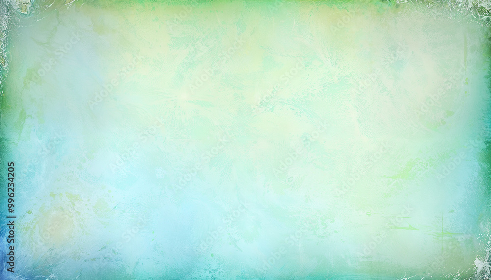 Fototapeta premium grunge pastel green and blue background