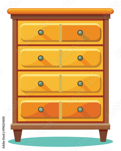 Dresser vector illustration isolated on a white background