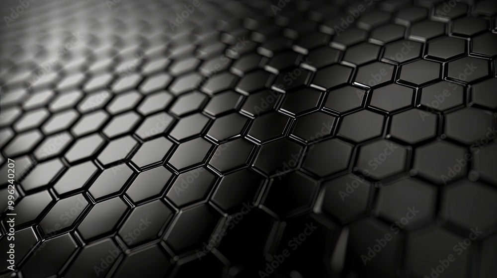 black metal hexagon background black metal hexagon background