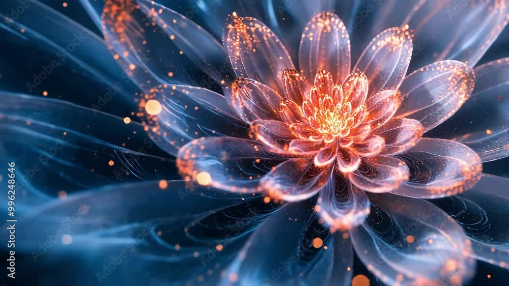 Creative Concept Blossoms Background Animation Creative Concept Blossoms Background Animation
