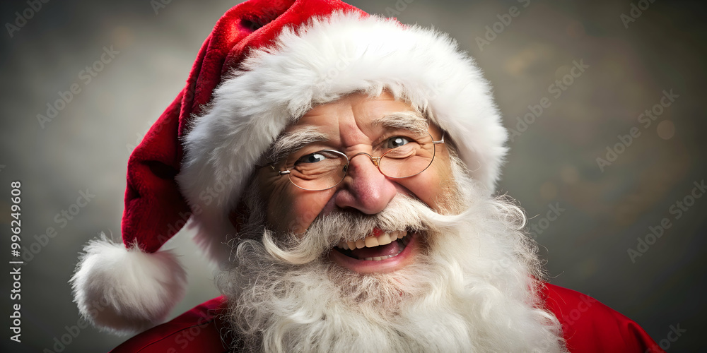 of a cheerful Santa Claus with a big smile, Christmas, Santa Claus, festive, holiday, red suit, jolly, happiness, laughing, joyful of a cheerful Santa Claus with a big smile, Christmas, Santa Claus, festive, holiday, red suit, jolly, happiness, laughing, joyful