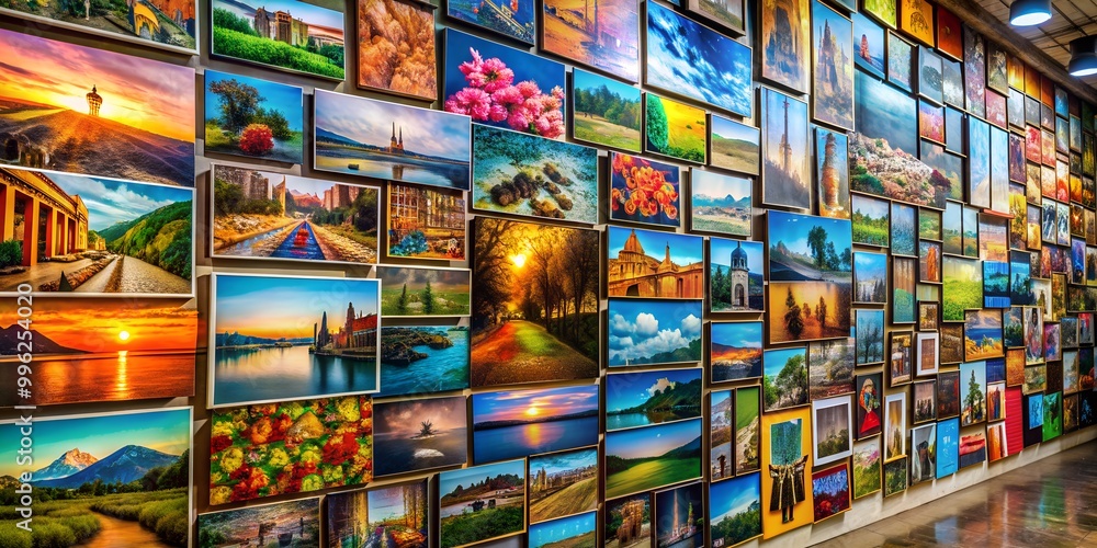 A picture on a wall informative Vibrant engaging Generative AI A picture on a wall informative Vibrant engaging Generative AI