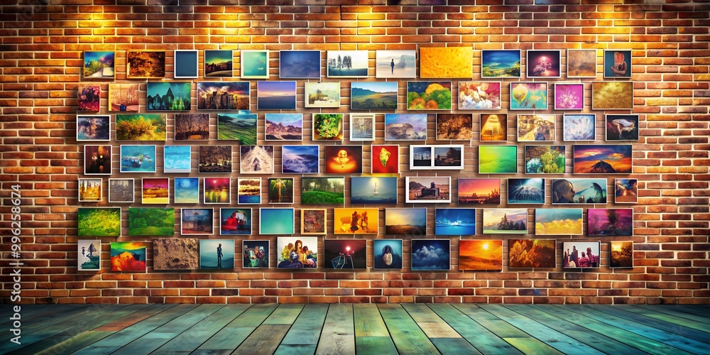 A picture on a wall informative Vibrant engaging Generative AI A picture on a wall informative Vibrant engaging Generative AI