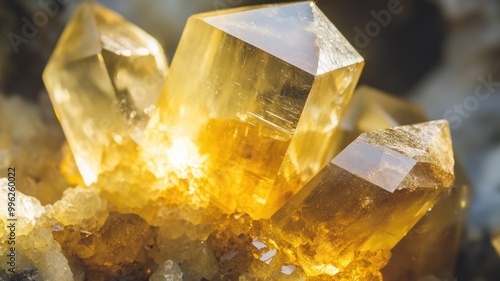 Detailed orthoclase crystal...