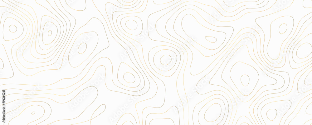 Abstract Topography with Gold Curves and Organic Flow Lines on a White Background for a Nature-Inspired Art Design
Abstract Topography with Gold Curves and Organic Flow Lines on a White Background for a Nature-Inspired Art Design