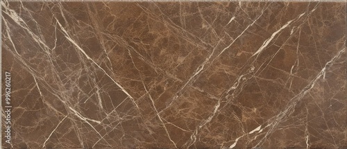 Brown Marble Texture with White Veins