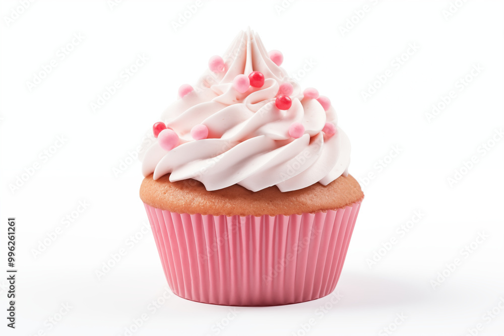 Cupcake on white background. Pastry related themes. Bakery professions. Cupcake making. Buying and selling cupcakes. Images for graphic designers. Cookbook. Isolated cupcake. Cupcake on white background. Pastry related themes. Bakery professions. Cupcake making. Buying and selling cupcakes. Images for graphic designers. Cookbook. Isolated cupcake.