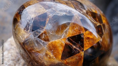 Close-up of an andalusite c...