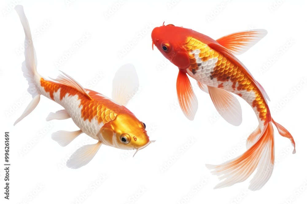 Fototapeta premium Koi fish goldfish animal koi.