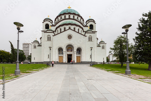 Europe, Serbia, Belgrade, Cathedral of Saint Sava or Cathedral of Saint Sava, photo