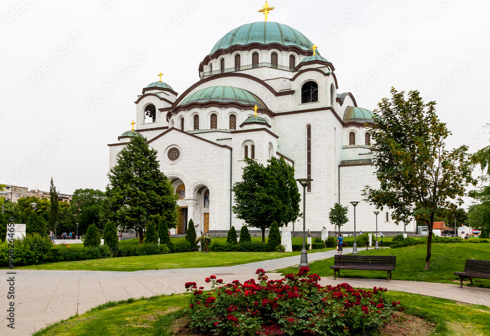 Europe, Serbia, Belgrade, Cathedral of Saint Sava or Cathedral of Saint Sava, Europe, Serbia, Belgrade, Cathedral of Saint Sava or Cathedral of Saint Sava,