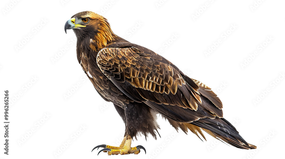 Golden Eagle bird isolated on transparent background, png Golden Eagle bird isolated on transparent background, png