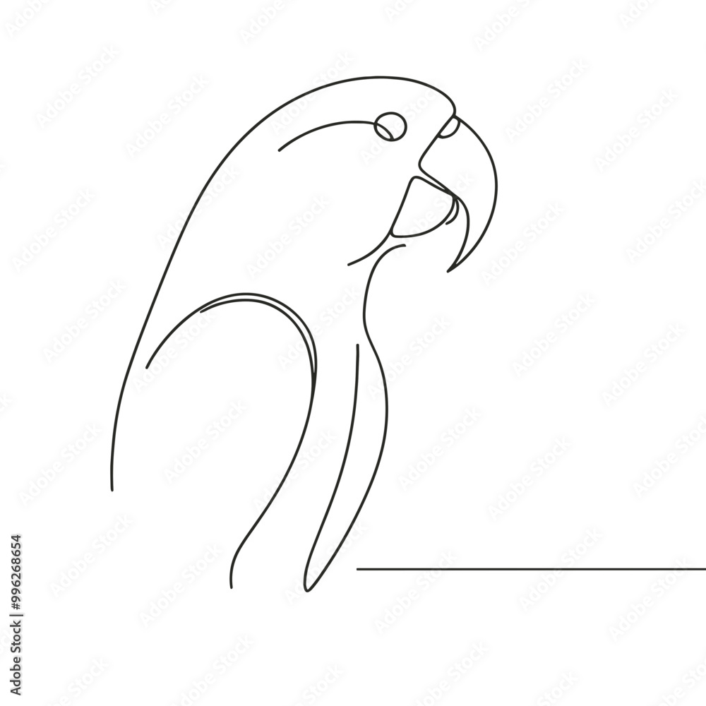 A bird with a long beak is shown in a black and white drawing. The bird is looking to the right and he is eating something. The drawing has a simple and clean style A bird with a long beak is shown in a black and white drawing. The bird is looking to the right and he is eating something. The drawing has a simple and clean style