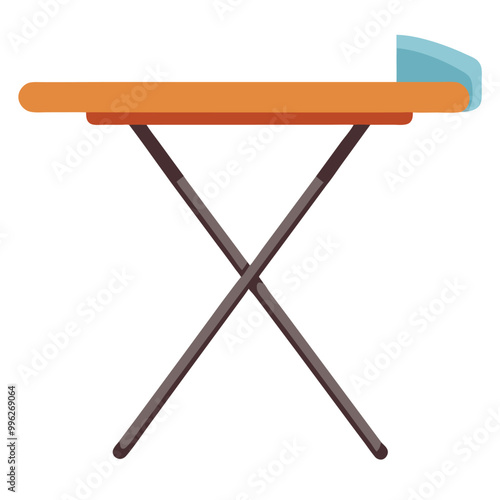 Ironing Board vector illustration isolated on a white background