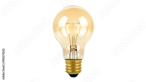 Light Bulb isolated on transparent background, png