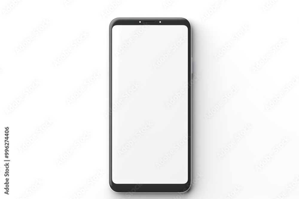 Smartphone white background electronics technology. Smartphone white background electronics technology.