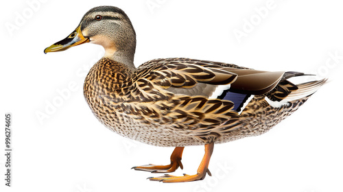 Mallard Duck isolated on transparent background, png