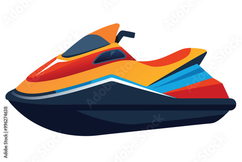 Jet ski vector illustration