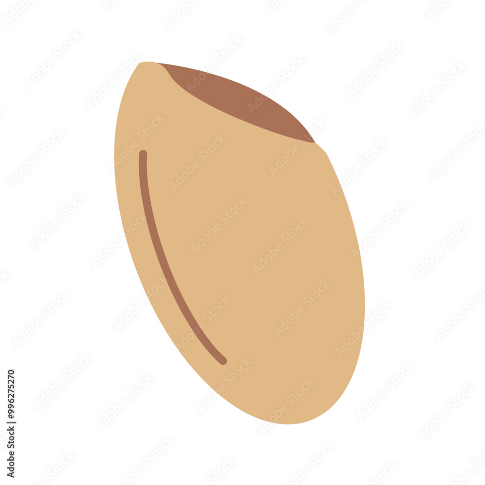 Flat design brown rice icon. Vector. Flat design brown rice icon. Vector.