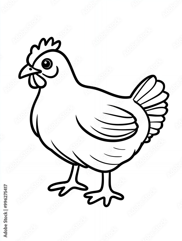 a drawing of a chicken with a white background a drawing of a chicken with a white background