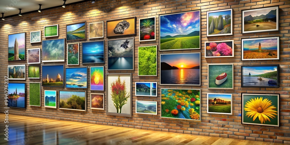 A picture on a wall informative Vibrant engaging Generative By AI A picture on a wall informative Vibrant engaging Generative By AI