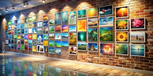 A picture on a wall informative Vibrant engaging Generative AI