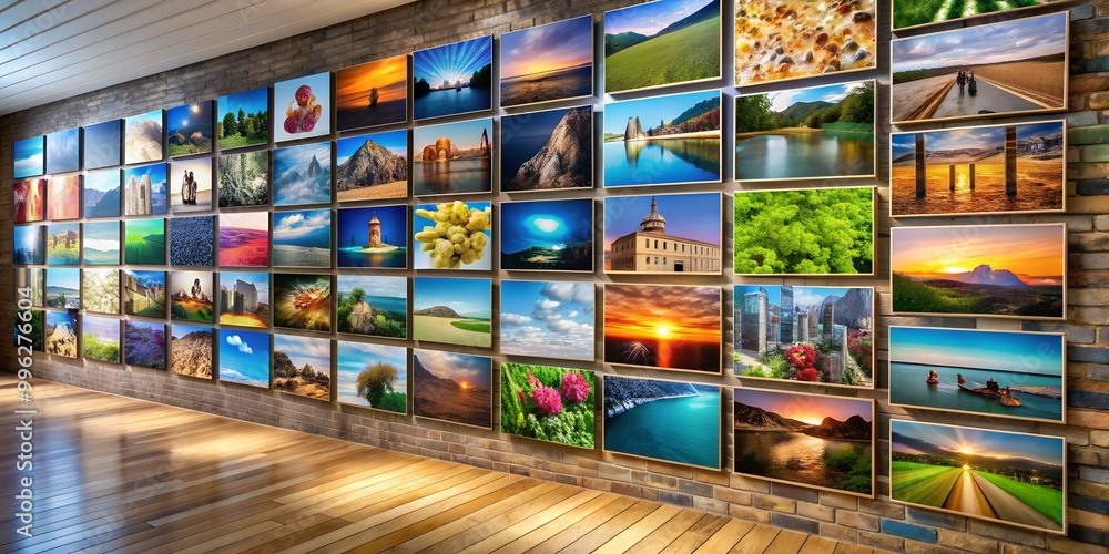A picture on a wall informative Vibrant engaging Generative By AI A picture on a wall informative Vibrant engaging Generative By AI