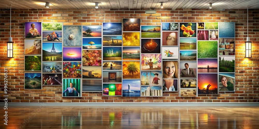 A picture on a wall informative Vibrant engaging AI Generative A picture on a wall informative Vibrant engaging AI Generative