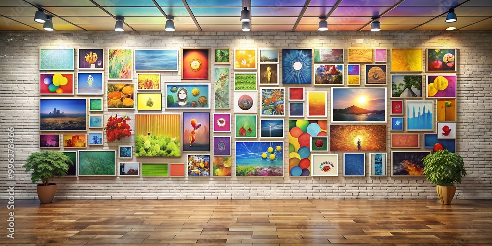 A picture on a wall informative Vibrant engaging Generative By AI A picture on a wall informative Vibrant engaging Generative By AI