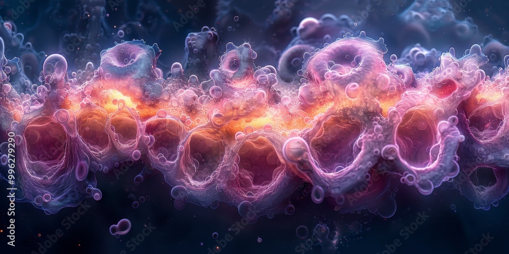 An immersive 360-degree panorama of the thymus, with its role in immune function and T-cell development, captured with An immersive 360-degree panorama of the thymus, with its role in immune function and T-cell development, captured with