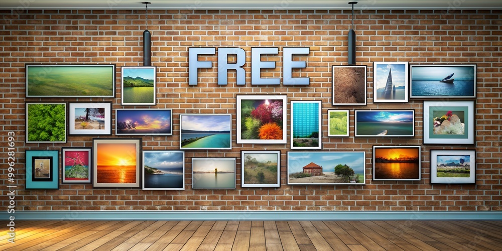 A picture on a wall informative Vibrant engaging AI Generative A picture on a wall informative Vibrant engaging AI Generative