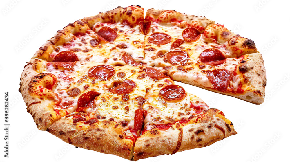 Pizza fast food isolated on transparent background, png Pizza fast food isolated on transparent background, png
