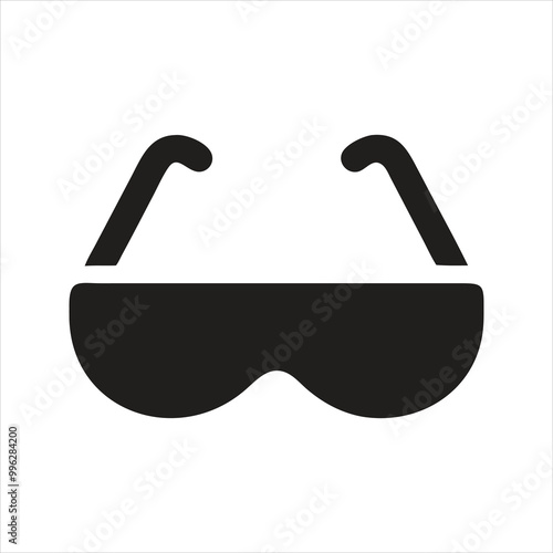 Eye mask icon. Sleeping mask icon