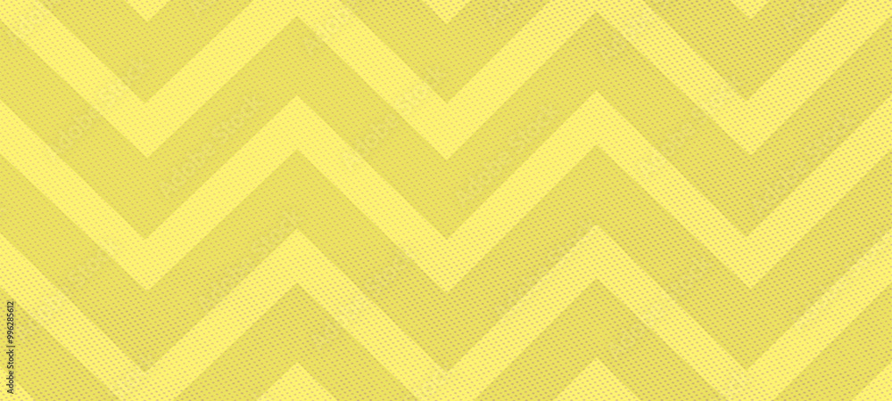 Light yellow zig zag wave pattern widescreen panorama design background. Suitable for banner, poster, advertising. and various other design works Light yellow zig zag wave pattern widescreen panorama design background. Suitable for banner, poster, advertising. and various other design works
