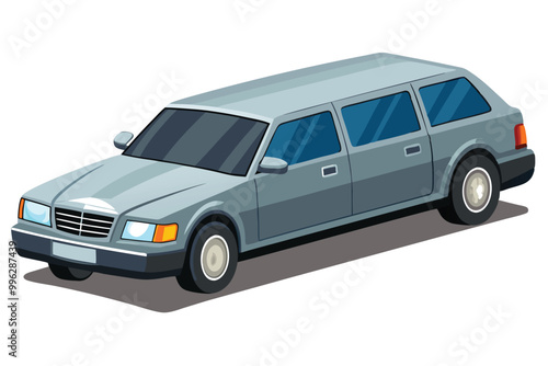 Limousine vector illustration