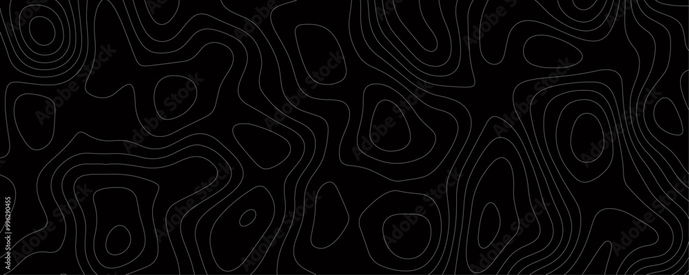 Seamless Topographic Vector Design with Wavy Contours and Grid Patterns for a Black and White Orienteering Map Illustration
Seamless Topographic Vector Design with Wavy Contours and Grid Patterns for a Black and White Orienteering Map Illustration