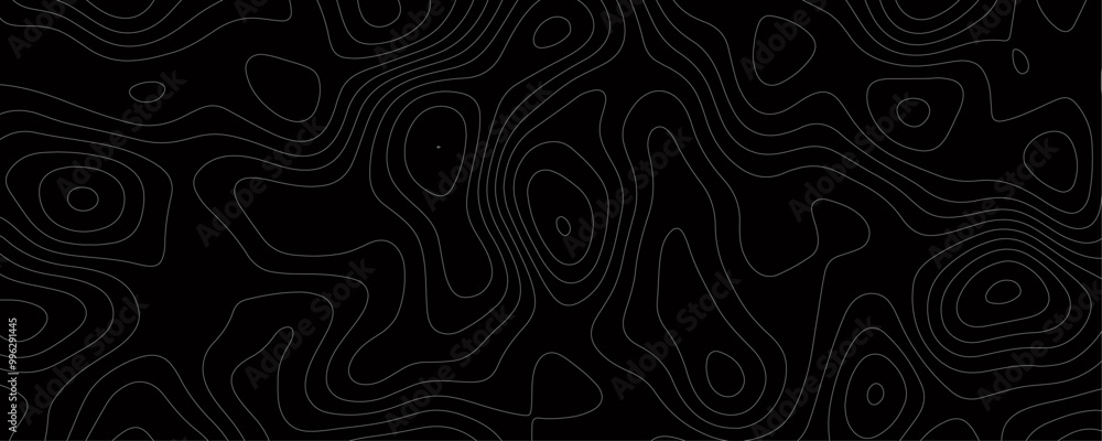 Abstract Vector Cartography Featuring Mountain Relief and Depth Patterns with Dark Contours on a Black Terrain Background
Abstract Vector Cartography Featuring Mountain Relief and Depth Patterns with Dark Contours on a Black Terrain Background