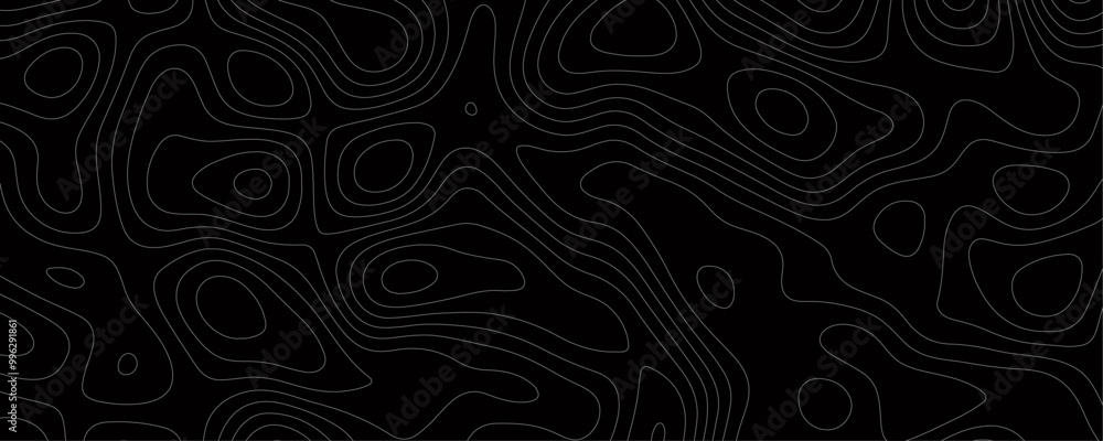 Seamless Topographic Terrain Design with Geometric Contours and Wavy Lines for a Modern Orienteering and Travel Graphic
Seamless Topographic Terrain Design with Geometric Contours and Wavy Lines for a Modern Orienteering and Travel Graphic